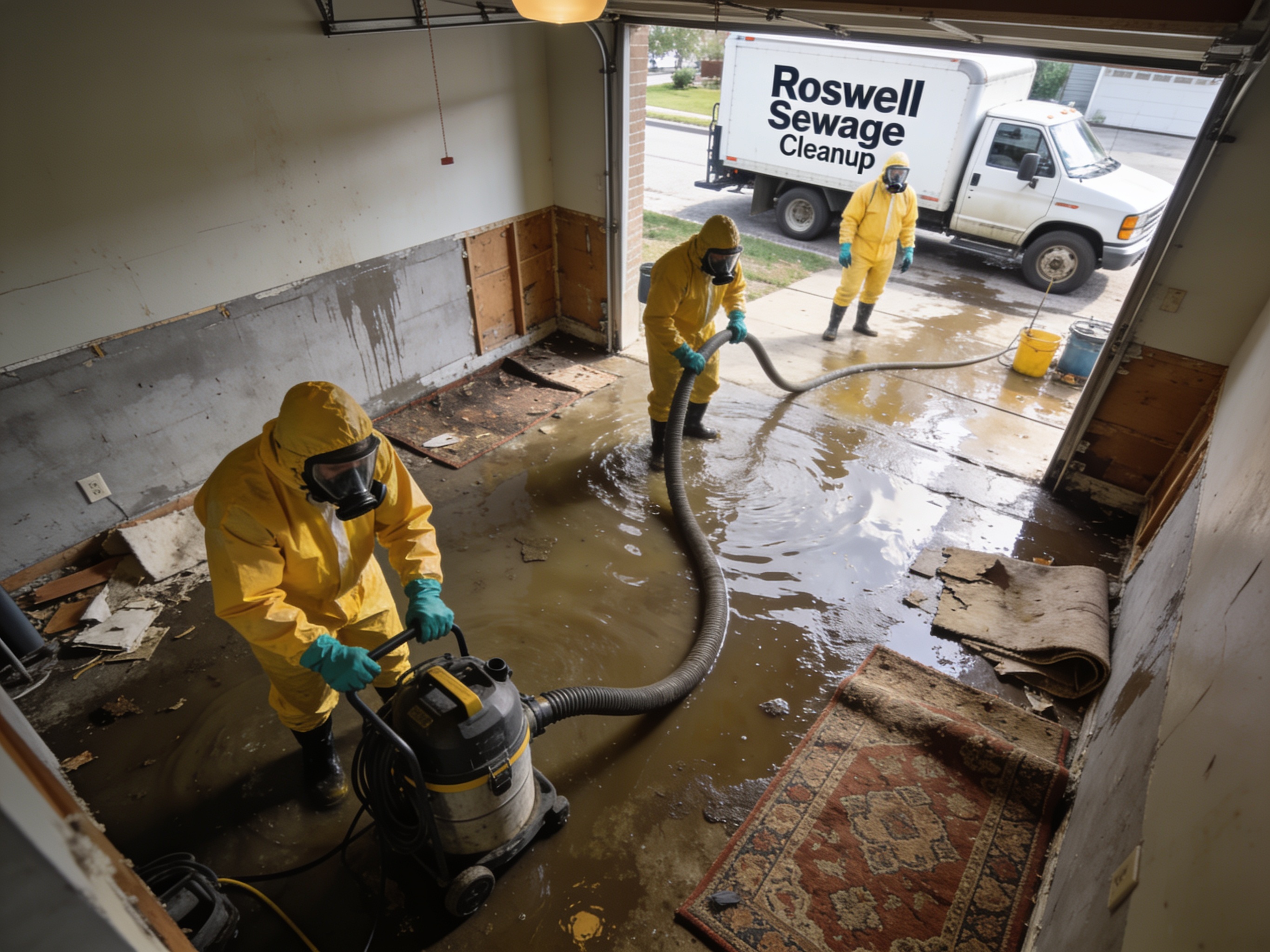 Typical Sewage Backup Cleanup Costs Around Roswell