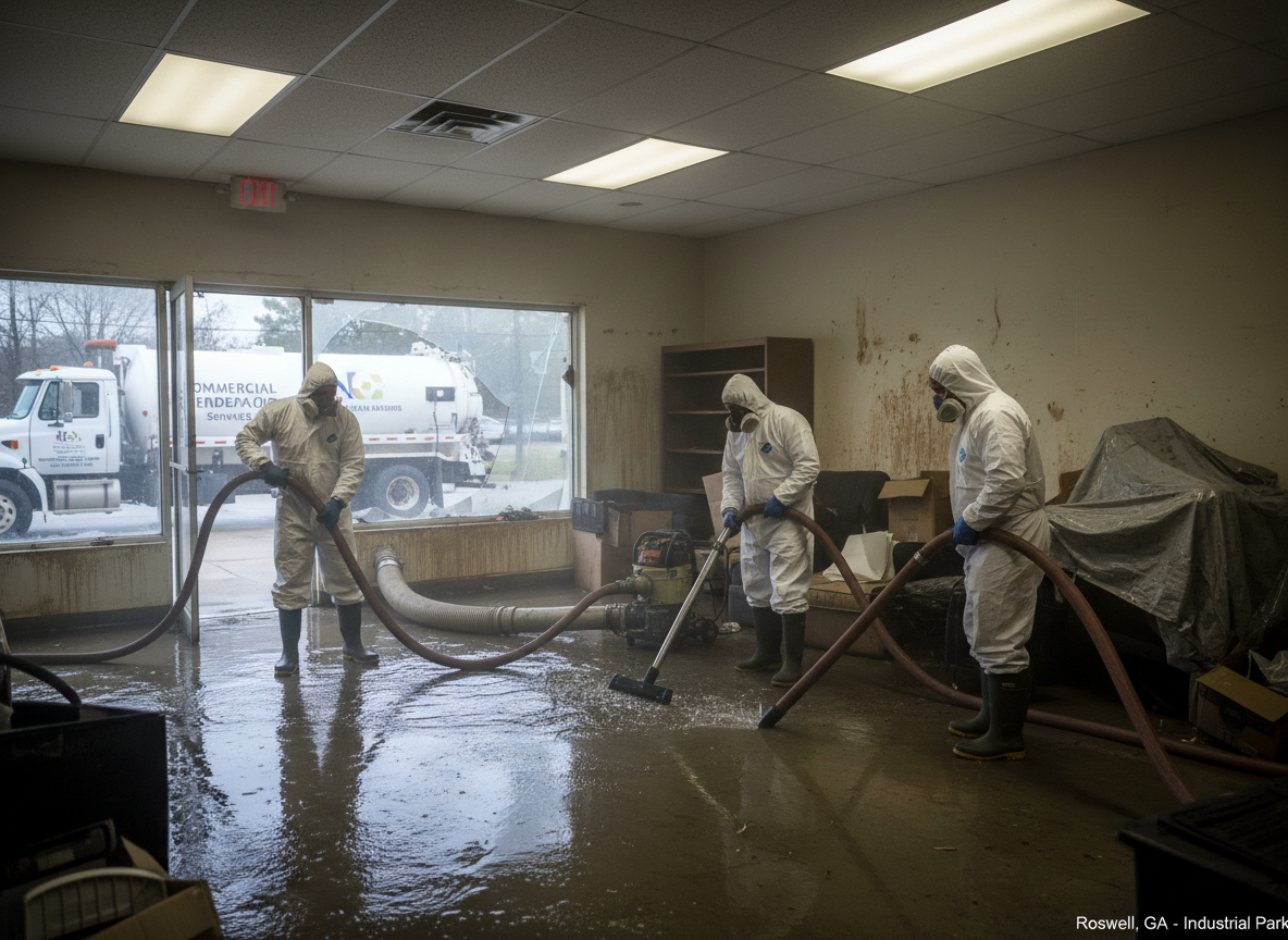 Sewage Backup Cleanup in Northwest Roswell