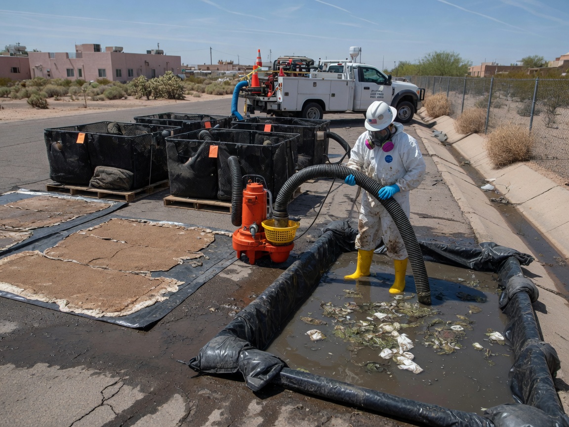 Sewage Water Extraction & Drying in Roswell, NM